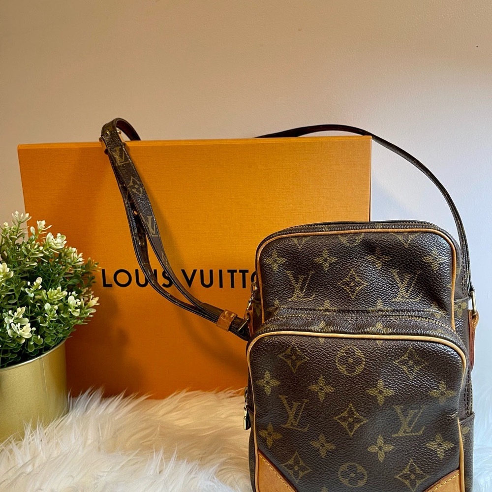 Louis Vuitton Brown Monogram Crossbody Bag